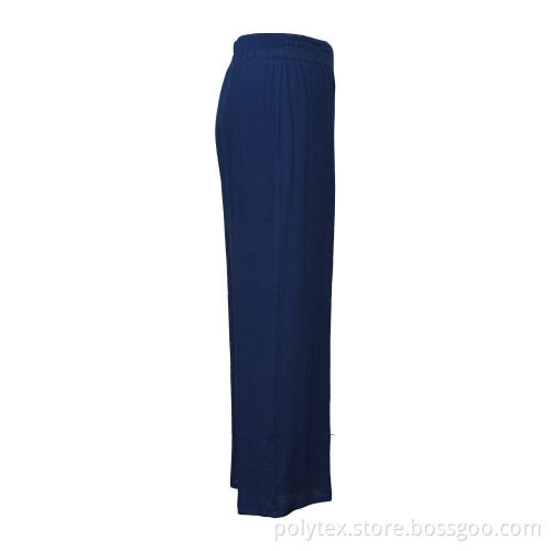 Wide Leg Long Pants Culottes Trouser